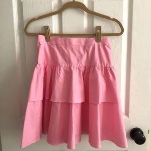 J.crew tiered ruffle skirt